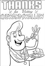 coloring page Cloudy with a Chance of Meatballs